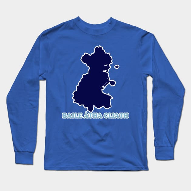 County Dublin/Baile Átha Cliath Irish Pride Long Sleeve T-Shirt by DankFutura